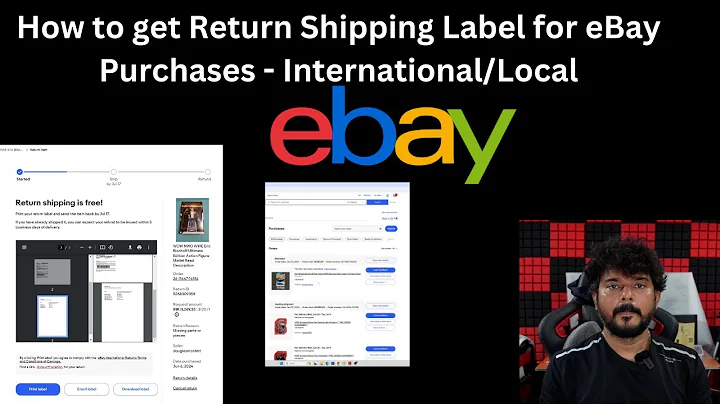 How to get Return Shipping Label for eBay Purchases - International/Local