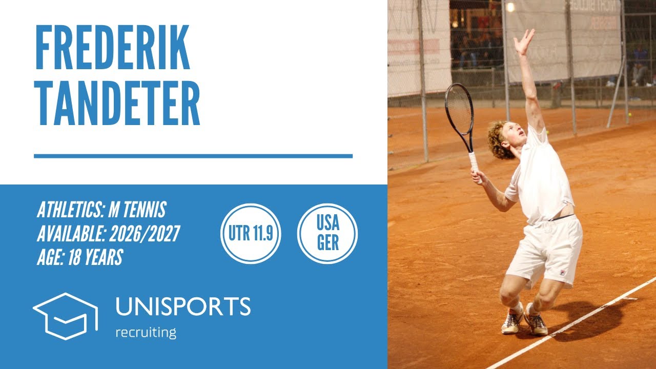 Frederik Tandeter - College Tennis Recruiting 2026/2027