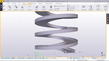 How to use Spiral Beam to Create Complex Structures | Tekla Structures 2017i