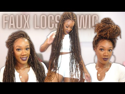 40" DISTRESSED LOCS WIG INSTALL + BABY HAIR TUTORIAL *BEGINNER FRIENDLY* | SENSATIONNEL CLOUD 9 WIG