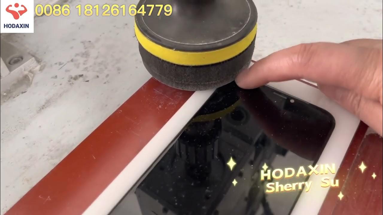 Phone Scratches Removing of Screen/Back Glass in 6 Mins By Grinding &  Polishing 