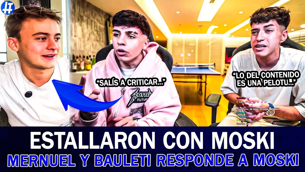 MERNUEL y BAULETI RESPONDIERON a MOSKI tras su VIDEO con DAMI