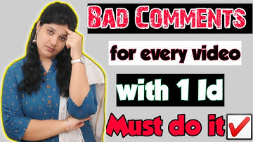 How to remove Bad comments permanently|Block Bad comments|How to block bad comments in youtube video