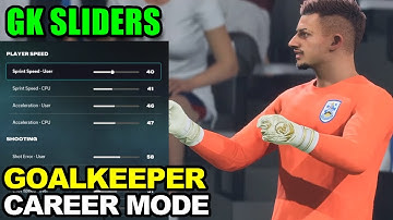 Goalkeeper Sliders | EA FC 26 Goalkeeper Career Mode EP2