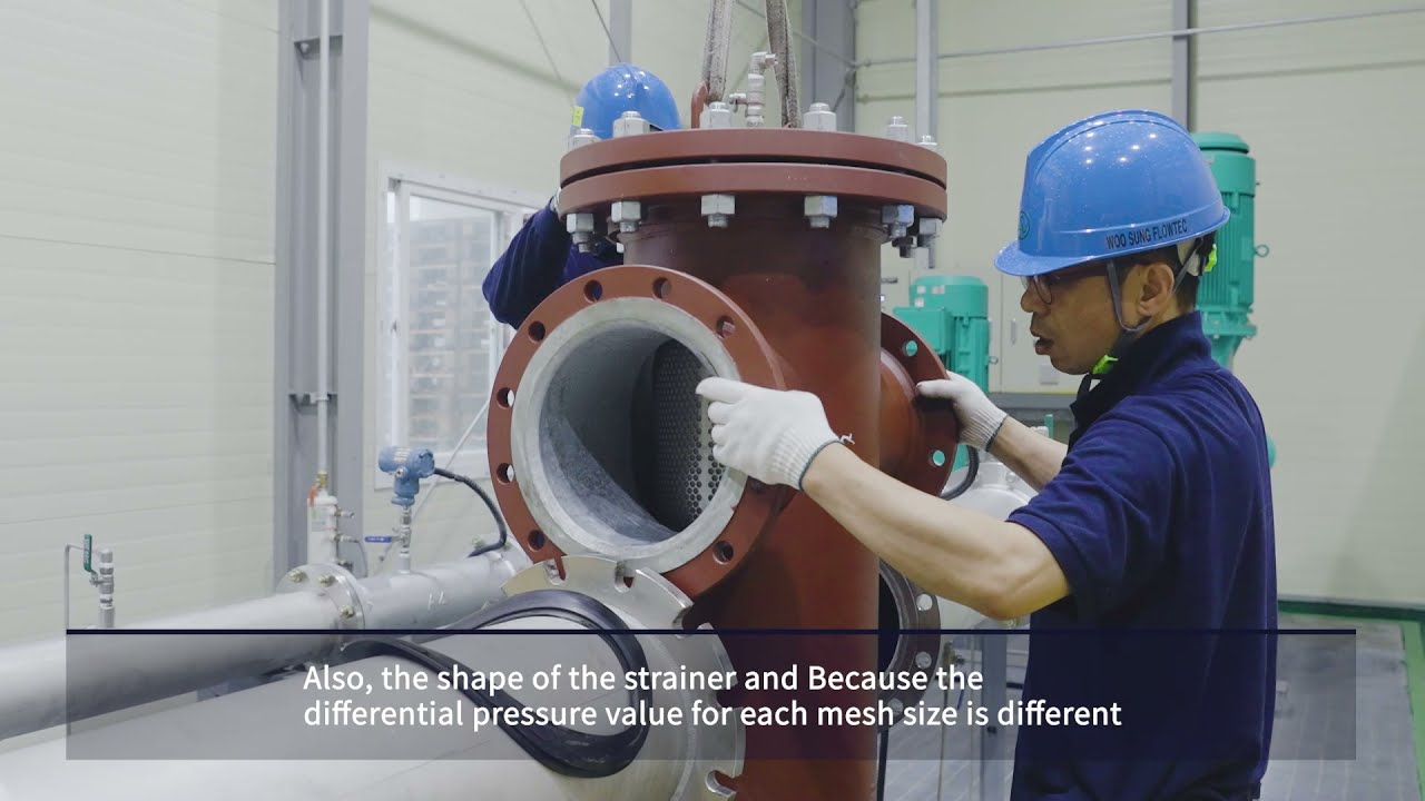 Pressure drop verification and validation - Bucket strainer