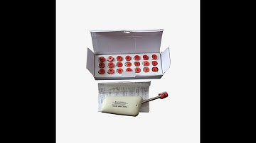 UL 1439D Sharp Edge Tester with two boxes of the pressure testing caps