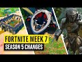 Fortnite | All Season 5 Map Updates and Hidden Secrets! WEEK 7! The Predator Escape Pod