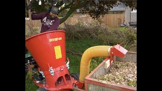 4090 Wood Chipper + Hose Kit Option