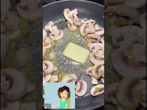 مكرونة بالمشروم والجبنة جوع نص الليل  غلاء الاسعار 