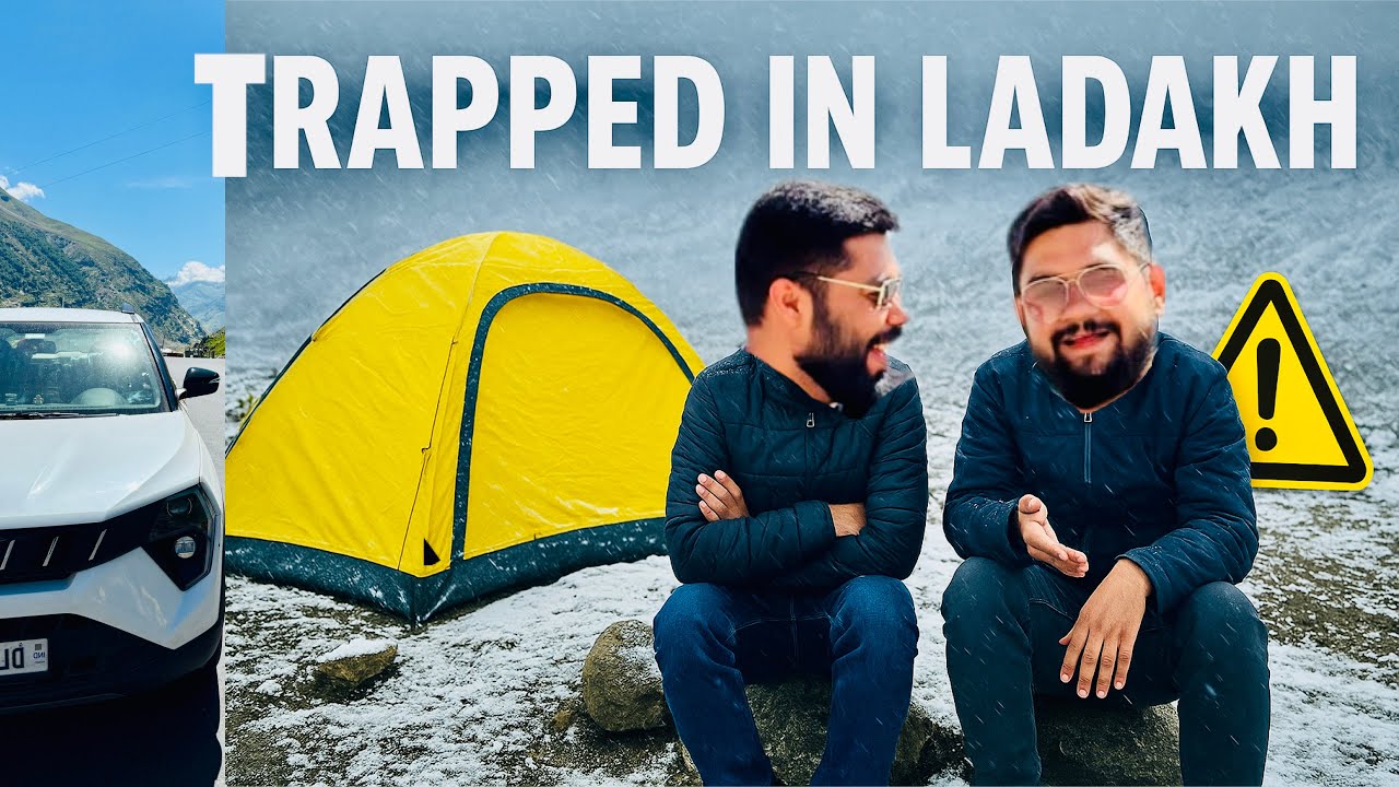 We Got STUCK in Ladakh After Unexpected Snowfall | Reality of High-Altitude Travel In Night N😷OXYGEN