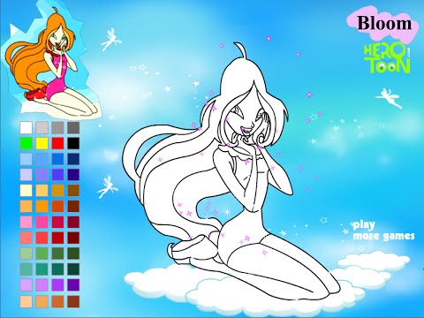 winx club coloring pages for kids  winx club coloring