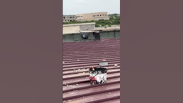 How to apply a torch on bitumen waterproofing #roofing #roof #waterproof #ghana #accra