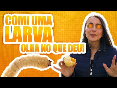 Vídeo: O Que Acontece Se Você Comer Larvas?