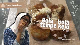 Cara Membuat Bola-bola Tempe Keju dengan mudah!!