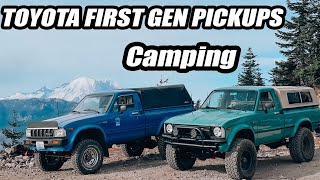 Toyota First Gen Pickup Camping in the Mountains