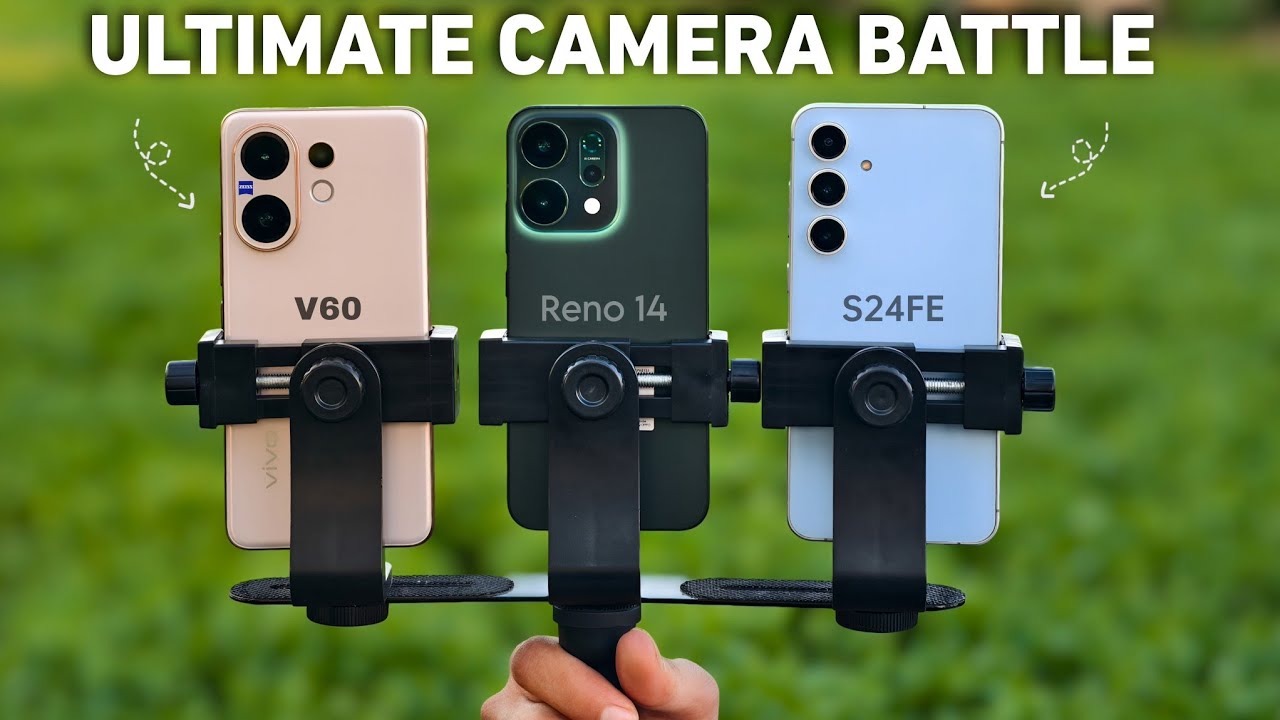 Vivo V60 vs Oppo Reno 14 vs Samsung S24 FE Camera Comparison 🔥 