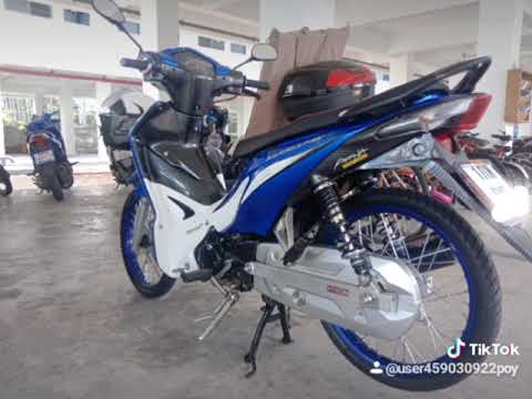 wave 110iสีน้ำเงินปี2012