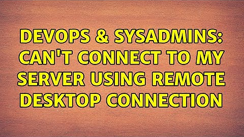 DevOps & SysAdmins: Can