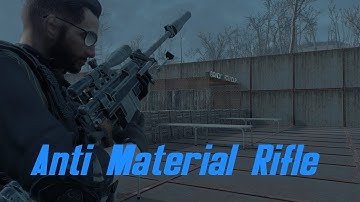 Fallout 4 F4NV Anti Material Rifle Mod