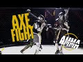 Armored MMA 12 Mickey Gallus V John Stegmeier Exhibition Axe Fight Armored MMA 12 Mickey Gallus V John Stegmeier Exhibition Axe Fight