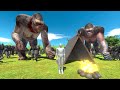 Camping among giant monkeys  animal revolt battle simulator