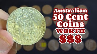Australian 50 Cent Coins To Look For  WORTH MONEY $$$ (50c Coin)