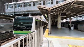【JR東日本】横浜線各停八王子行きE233系6000番代H022編成1005K東神奈川駅発車シーン