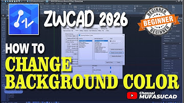 ZWCAD 2026 How To Change Background Color