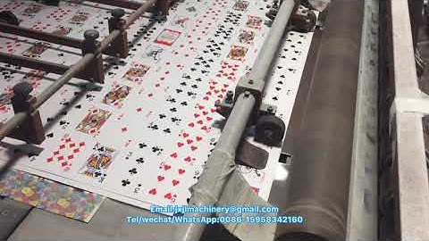 PK108-110 Automatic Playing Cards Slitting And Collating Machine