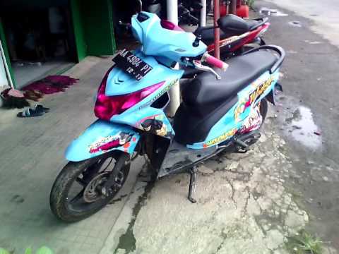  Modifikasi  Honda Beat FI TERKEREN MODIFIKASI  STIKER  