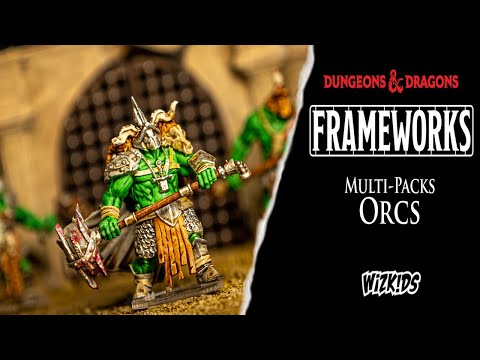 D&D Frameworks: Orcs Miniatures Set - Unpainted Unassembled Customizable  Miniatures. Dungeons & Dragons