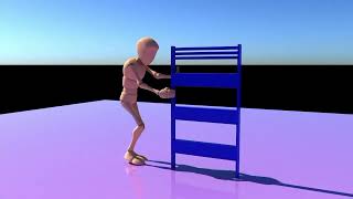Maya 3D animation push
