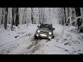 Mitsubishi pajero pinin Snowy forest