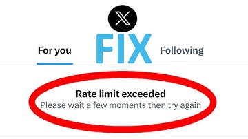How To Fix "Rate Limit Exceeded" on Twitter