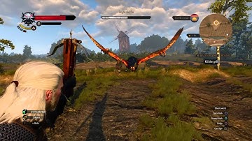 The Witcher 3: Wild Hunt Highlight Part 3-Griffin Fight Part 1