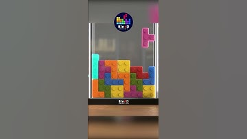 TETRIS LEGO TOWER #shorts  #blender #tetris #puzzle #lego #tower #テトリス #тетрис #satisfying