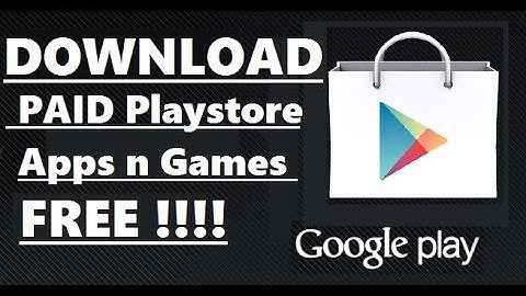 DOWNLOAD Paid Playstore apps/games For Free [No Root]