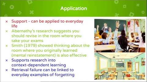 Evaluating Retrieval Failure | Why Do We Forget Things?  (AO3 A LEVEL PSYCHOLOGY)