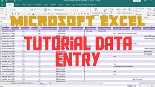 Celebrity Microsoft Excel - Tutorial belajar membuat Data Entry Net Worth