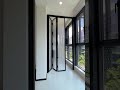 Balcony glass partitions designed