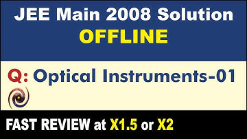 JEE Main 2008 Physics Solutions | Optical Instruments-01