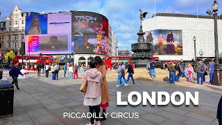 Walking Through London's Iconic Streets | Piccadilly to Regent Street Walk | 🍂London Autumn Walk