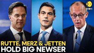 LIVE: NATO Chief Rutte, German Chancellor Merz and Dutch PM Jetten Hold Joint Presser in Münster News