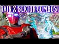 Rain  sektor combos work even better now