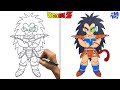 Dragon Ball Z Raditz Drawing || How to Draw Raditz Full Body Easy || Step by Step Drawing