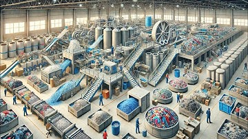 "Comprehensive Process of Recycling Used Garments into Yarn in a Manufacturing Facility"