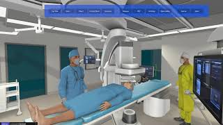 Using virtual reality for surgical room layout and scenario planning