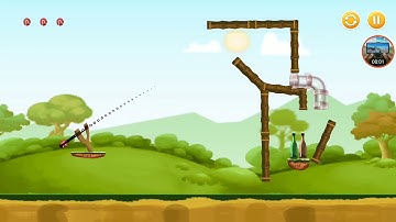knock down bottles forest world level 62