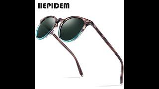 HEPIDEM Polarized Sunglasses Classical Brand Designer Gregory Peck Vintage Men Women Round Sun screenshot 5