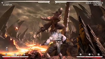 Mortal Kombat X Scorpion Combo 32% no meter